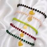 pulseira colorida pendente personalizado
