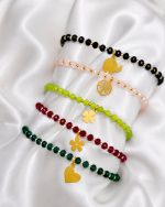 pulseira colorida pendente personalizado