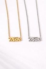 Colar com Pendente Mãe em Aço – foto 2