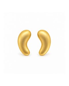 Brincos Forma de Gota em prata banhada a ouro