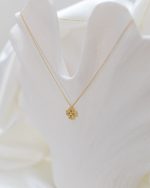 Colar Trevo da Sorte Essence VII em prata banhado a ouro